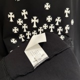 Chrome Hearts Fashion Embroidered Round Neck Short Sleeve Couple's Casual Versatile T-shirt