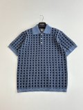 Dior 26SS Fashion Vine Pattern Jacquard Knitted Polo Short Sleeve