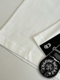Chrome Hearts Fashion Sanskrit Printed Short Sleeve Couple's Casual Versatile T-shirt
