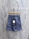 Prada 26SS Couple Fashion Full Floral Printed Drawstring Shorts