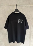 Chrome Hearts Fashion Embroidered Round Neck Short Sleeve Couple's Casual Versatile T-shirt
