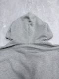 Louis Vuitton Couple Fashion Embroidered Logo Zipper Hoodie