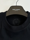 Chrome Hearts Fashion Wings Cross Printed Short Sleeve Couple's Casual Versatile T-shirt