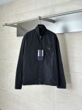 Prada 26SS Classic Triangle Logo Collar Regenerated Nylon Jacket Coat