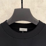 Dior Fashion Embroidered Logo Round Neck Short Sleeve Couple's Casual Versatile T-shirt