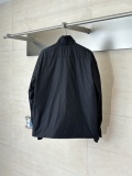 Prada 26SS Classic Triangle Logo Collar Regenerated Nylon Jacket Coat