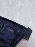 Louis Vuitton 26SS Couple Fashion Embroidered Logo Casual Loose Denim Shorts