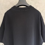 Dior Fashion Embroidered Logo Round Neck Short Sleeve Couple's Casual Versatile T-shirt
