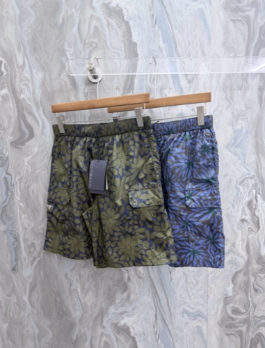 Prada 26SS Couple Fashion Full Floral Printed Drawstring Shorts