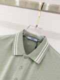 Prada Classic Embroidered Crown Logo Casual Polo Shirt