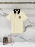 Gucci Classic Embroidered Bell Logo Casual Versatile Polo Shirt