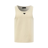 Prada Classic Triangle Logo Casual Versatile Tank Top