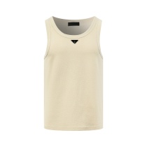 Prada Classic Triangle Logo Casual Versatile Tank Top Prada Classic Triangle Logo Casual Versatile Tank Top
