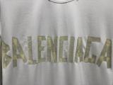 Balenciaga 26SS Classic Logo Printed T-shirt Unisex Loose Casual Short Sleeve