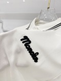 Moncler Classic Embroidered Logo Casual Collar Polo Shirt