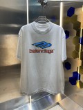 Balenciaga 26SS Classic Logo Printed Short Sleeve Couple Casual Washed T-shirt