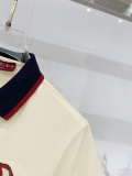 Gucci Classic Embroidered Bell Logo Casual Versatile Polo Shirt