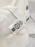 Moncler Classic Embroidered Logo Casual Collar Polo Shirt