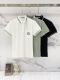 Prada Classic Embroidered Crown Logo Casual Polo Shirt