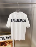 Balenciaga 26SS Fashion 3D Logo Short Sleeve Couple's Casual Versatile T-shirt