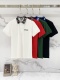 Versace 26SS Fashion Embroidered Logo Collar Polo Shirt