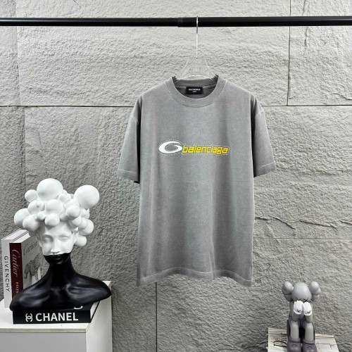 Balenciaga 26SS Classic Logo Printed T-shirt Unisex Loose Casual Short Sleeve