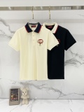Gucci Classic Embroidered Bell Logo Casual Versatile Polo Shirt