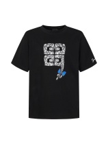 Givenchy Fashion Braid Printed T-shirt Unisex Loose Casual Short Sleeve Givenchy Fashion Braid Printed T-shirt Unisex Loose Casual Short Sleeve