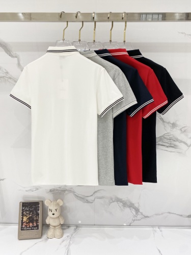 Moncler Classic Embroidered Logo Casual Collar Polo Shirt