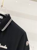 Moncler Classic Embroidered Logo Casual Collar Polo Shirt