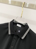 Moncler Classic Embroidered Logo Casual Collar Polo Shirt