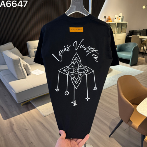 Louis Vuitton 26SS Classic Embroidered Logo T-shirt Unisex Loose Casual Short Sleeve