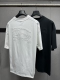 Burberry 26SS Classic Embroidered War Horse T-shirt Unisex Loose Casual Short Sleeve