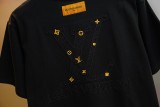 Louis Vuitton 26SS Fashion Embroidered Logo Short Sleeve Couple Casual Versatile T-shirt