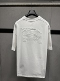 Burberry 26SS Classic Embroidered War Horse T-shirt Unisex Loose Casual Short Sleeve