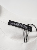 Chrome Hearts Fashion Embroidered Round Neck T-shirt Unisex Loose Casual Short Sleeve