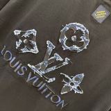 Louis Vuitton 26SS Fashion Embroidered Cowboy Patch Short Sleeve Couple Casual Versatile T-shirt
