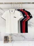 Moncler Classic Embroidered Logo Casual Collar Polo Shirt