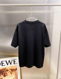 Prada 26SS Fashion 3D Logo Printed Water Washed Short Sleeve Couple's Casual Versatile T-shirt