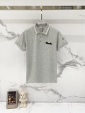 Moncler Classic Embroidered Logo Casual Collar Polo Shirt