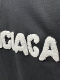 Balenciaga 26SS Classic Towel Embroidered Logo T-shirt Unisex Loose Casual Short Sleeve