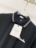 Moncler Classic Embroidered Logo Casual Collar Polo Shirt