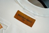 Louis Vuitton 26SS Fashion Embroidered Logo Short Sleeve Couple Casual Versatile T-shirt