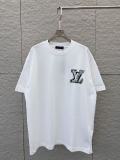 Louis Vuitton 26SS Fashion Embroidered Short Sleeve Couple's Casual Versatile T-shirt