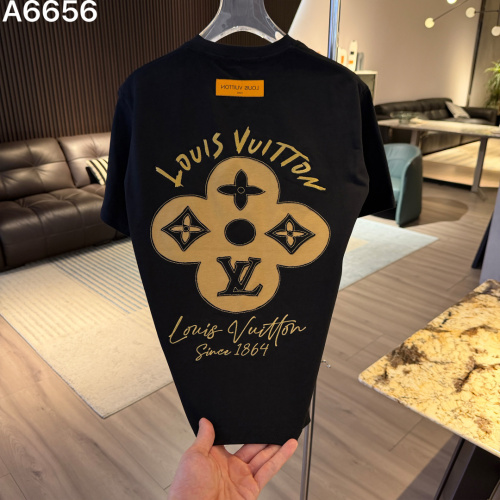 Louis Vuitton 26SS Fashion Embroidery LogoT girl Unisex Loose Casual Short Sleeve