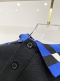 Versace 26SS Fashion Embroidered Logo Collar Polo Shirt