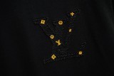 Louis Vuitton 26SS Fashion Embroidered Logo Short Sleeve Couple Casual Versatile T-shirt