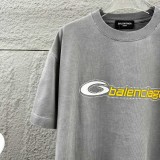 Balenciaga 26SS Classic Logo Printed T-shirt Unisex Loose Casual Short Sleeve