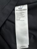 Balenciaga 26SS Classic Towel Embroidered Logo T-shirt Unisex Loose Casual Short Sleeve