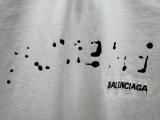 Balenciaga 26SS Classic Towel Embroidered Logo T-shirt Unisex Loose Casual Short Sleeve